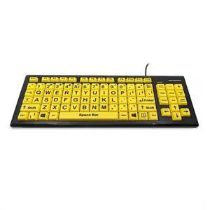 VISION IMPAIRMENT BLACK KEYBOARD XL KEYS VISION IMPAIRMENT BLACK KEYBOARD XL KEYS