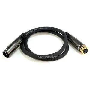 Monoprice 3ft Premier XLR Audio Cable 4750 Monoprice 3ft Premier XLR Audio Cable 4750