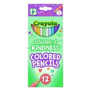 Colors of Kindness Colored Pencils Assorted Lead and Barrel Colors 12/Box 682114 Colors of Kindness Colored Pencils Assorted Lead and Barrel Colors 12/Box 682114