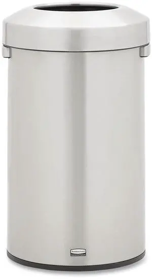 Refine Series Waste Receptacle 23 gal Plastic/Stainless Steel 2147584 Refine Series Waste Receptacle 23 gal Plastic/Stainless Steel 2147584