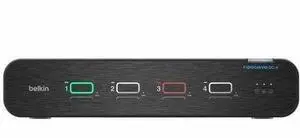 Belkin Universal DisplayPort Secure KVM 4-Port Single Head with CAC Belkin Universal DisplayPort Secure KVM 4-Port Single Head with CAC