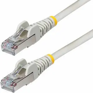 StarTech 50ft Gray CAT6a Ethernet Cable, Snagless RJ45, 10GbE, 100W PoE++ StarTech 50ft Gray CAT6a Ethernet Cable, Snagless RJ45, 10GbE, 100W PoE++