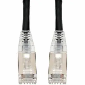 AddOn 50ft Black CAT6 Shielded PVC Ethernet Cable Snagless Easy Clear Boot RJ-45 M/M CAT 6 AddOn 50ft Black CAT6 Shielded PVC Ethernet Cable Snagless Easy Clear Boot RJ-45 M/M CAT 6