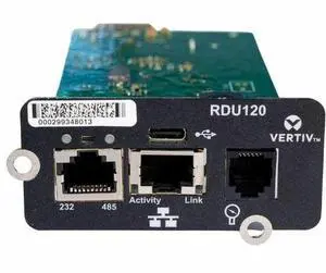 Vertiv Liebert IntelliSlot RDU120 Network Communications Card Vertiv Liebert IntelliSlot RDU120 Network Communications Card