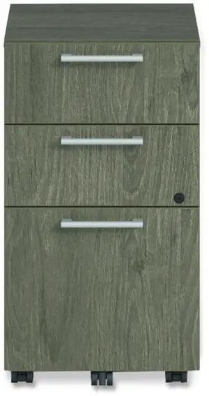 Alera Seville Series Mobile Pedestal Left/Right 3-Drawer: Box/Box/File Legal Walnut 15" x 18" x 27" AENNZKMP1518UFTOM Alera Seville Series Mobile Pedestal Left/Right 3-Drawer: Box/Box/File Legal Walnut 15" x 18" x 27" AENNZKMP1518UFTOM