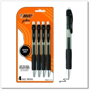 Gel-ocity Pro Gel Pen Retractable Medium 0.7 mm Black Ink Translucent Black/Black Barrel 4/Pack RPGLP4BLK Gel-ocity Pro Gel Pen Retractable Medium 0.7 mm Black Ink Translucent Black/Black Barrel 4/Pack RPGLP4BLK