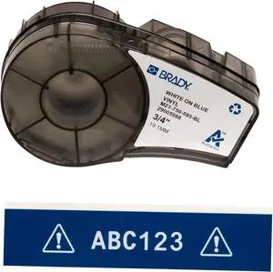BRADY ALL WEATHER PERMANENT ADHESIVE VINYL LABEL TAPE WITH RIBBON FOR M21 PRINTE BRADY ALL WEATHER PERMANENT ADHESIVE VINYL LABEL TAPE WITH RIBBON FOR M21 PRINTE