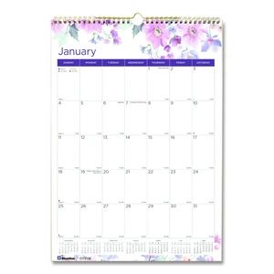 12-Month Colorful Wall Calendar Passion Floral Artwork 12 x 17 White/Multicolor Sheets 12-Month Jan to Dec: 2026 C173126 12-Month Colorful Wall Calendar Passion Floral Artwork 12 x 17 White/Multicolor Sheets 12-Month Jan to Dec: 2026 C173126