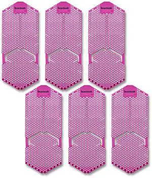 Vertical Urinal Screen Spiced Apple Scent Red 5.22 oz 6/Carton TSUP006I006I01AAS80 Vertical Urinal Screen Spiced Apple Scent Red 5.22 oz 6/Carton TSUP006I006I01AAS80
