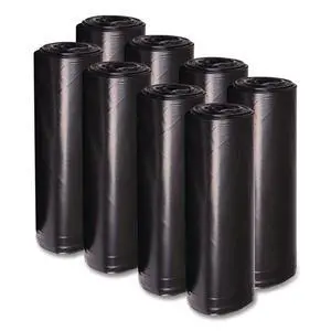 Low-Density Waste Can Liners 23 gal 0.9 mil 28" x 45" Black Perforated Roll 25 Bags/Roll 8 Rolls/Carton H5645TKKR01 Low-Density Waste Can Liners 23 gal 0.9 mil 28" x 45" Black Perforated Roll 25 Bags/Roll 8 Rolls/Carton H5645TKKR01
