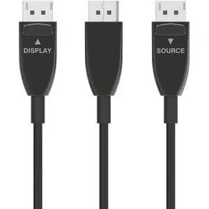 4XEM 30M 100FT Active Optical Fiber 1.4 DisplayPort Cable 4XFIBERDPAOC30M 4XEM 30M 100FT Active Optical Fiber 1.4 DisplayPort Cable 4XFIBERDPAOC30M