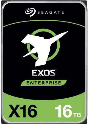Seagate Exos X16 16TB Enterprise HDD 12Gb/s SAS 512e/4Kn 7200 RPM 256MB Cache 3.5" Internal Hard Drive ST16000NM002G - OEM Seagate Exos X16 16TB Enterprise HDD 12Gb/s SAS 512e/4Kn 7200 RPM 256MB Cache 3.5" Internal Hard Drive ST16000NM002G - OEM