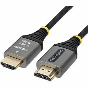 StarTech 6ft 1.8m Premium Certified High Speed HDMI Cable Ultra Flexible HDMI Cable 4K60Hz/1440p144Hz Braided HDMI 2.0 Cord StarTech 6ft 1.8m Premium Certified High Speed HDMI Cable Ultra Flexible HDMI Cable 4K60Hz/1440p144Hz Braided HDMI 2.0 Cord