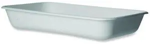 WorldView Renewable Molded Fiber Containers 10.47 x 10.47 x 1.76 White 200/Carton EPSCRC107 WorldView Renewable Molded Fiber Containers 10.47 x 10.47 x 1.76 White 200/Carton EPSCRC107