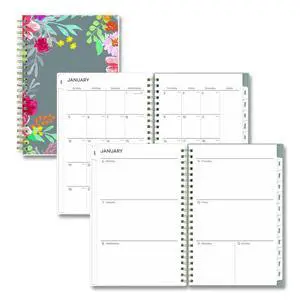 Blue Sky Sophie Frosted Weekly/Monthly Planner Floral 12-Month Jan-Dec 2026 Blue Sky Sophie Frosted Weekly/Monthly Planner Floral 12-Month Jan-Dec 2026