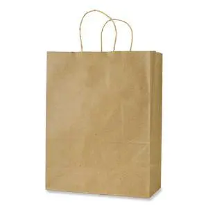 Get Reddi Paper Bags Mega Size 70# Basis Weight Twisted Rope Handles 18 x 7 x 18.75 Brown 200/Carton KRFTW18719 Get Reddi Paper Bags Mega Size 70# Basis Weight Twisted Rope Handles 18 x 7 x 18.75 Brown 200/Carton KRFTW18719