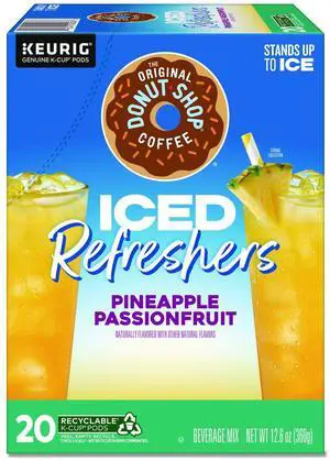 ICED Refreshers K-Cup Pods Pineapple Passion Fruit 20/Box 5000379381 ICED Refreshers K-Cup Pods Pineapple Passion Fruit 20/Box 5000379381
