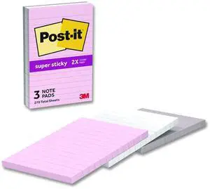 Pads in Simply Serene Colors Note Ruled 4 x 6 Assorted Colors 90 Sheets/Pad 3 Pads/Pack 6603SSNE Pads in Simply Serene Colors Note Ruled 4 x 6 Assorted Colors 90 Sheets/Pad 3 Pads/Pack 6603SSNE