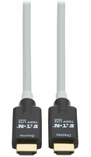 Eaton Tripp Lite series High-Speed Armored HDMI Fiber Active Optical Cable HDMI 2.1 8K 60 Hz 48 Gbps HDR M/M Black 20M Eaton Tripp Lite series High-Speed Armored HDMI Fiber Active Optical Cable HDMI 2.1 8K 60 Hz 48 Gbps HDR M/M Black 20M