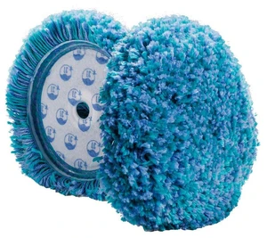 Lake Country Marine Blue/Teal Medium Cut Wool Pad - 6.5" x 1.5" Lake Country Marine Blue/Teal Medium Cut Wool Pad - 6.5" x 1.5"