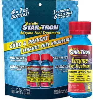 Star brite Star-Tron Enzyme Fuel Treatment - Classic Gas Formula - Contains (4) 1 oz Bottles Star brite Star-Tron Enzyme Fuel Treatment - Classic Gas Formula - Contains (4) 1 oz Bottles