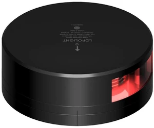 Lopolight Red Port Light - 2NM - Black Housing w/FB Base Lopolight Red Port Light - 2NM - Black Housing w/FB Base