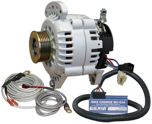 Balmar Alternator 100 AMP Kit 12V 3.15" Dual Foot Saddle K6 Pulley Regulator & Temp Sensor Balmar Alternator 100 AMP Kit 12V 3.15" Dual Foot Saddle K6 Pulley Regulator & Temp Sensor