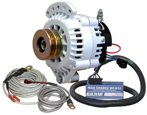 Balmar Alternator 100 AMP Kit 12V 1-2" Single Foot Spindle Mount Dual Vee Pulley Regulator & Temp Sensor Balmar Alternator 100 AMP Kit 12V 1-2" Single Foot Spindle Mount Dual Vee Pulley Regulator & Temp Sensor