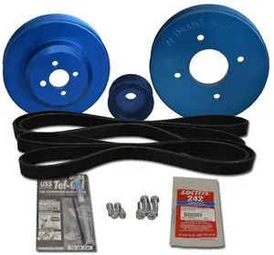 Balmar Pulley Kit f/Yanmar 3JH2-TE, 3JH2-E Balmar Pulley Kit f/Yanmar 3JH2-TE, 3JH2-E
