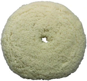 Presta White Wool Aggressive Cutting Pad - 9" Presta White Wool Aggressive Cutting Pad - 9"