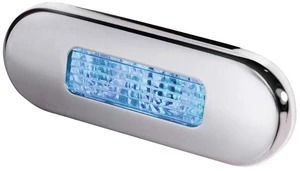 Hella Marine Surface Mount Oblong LED Courtesy Lamp - Blue LED - Stainless Steel Bezel Hella Marine Surface Mount Oblong LED Courtesy Lamp - Blue LED - Stainless Steel Bezel