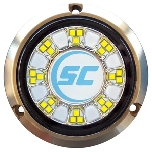 Shadow-Caster SCR-24 Bronze Underwater Light - 24 LEDs - Bimini Blue/Great White Shadow-Caster SCR-24 Bronze Underwater Light - 24 LEDs - Bimini Blue/Great White