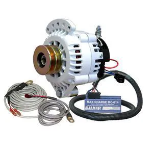 Balmar Alternator 120 AMP 12V 1-2" Single Foot Spindle Mount Dual Vee Pulley Regulator & Temp Sensor Balmar Alternator 120 AMP 12V 1-2" Single Foot Spindle Mount Dual Vee Pulley Regulator & Temp Sensor