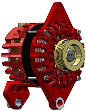 Balmar Alternator 170 AMP 12V 4" Dual Foot Saddle K6 Pulley Balmar Alternator 170 AMP 12V 4" Dual Foot Saddle K6 Pulley