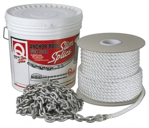 Quick Anchor Rode 20' - 7mm Chain - 100' - 1/2" 3 Plait Rope Quick Anchor Rode 20' - 7mm Chain - 100' - 1/2" 3 Plait Rope