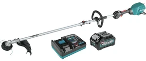 XGT Brushless Lithium-Ion Cordless Couple Shaft Power Head with String Trimmer Attachment Kit 71.75" Long Teal/Black/Silver GUX01JM1X1 XGT Brushless Lithium-Ion Cordless Couple Shaft Power Head with String Trimmer Attachment Kit 71.75" Long Teal/Black/Silver GUX01JM1X1