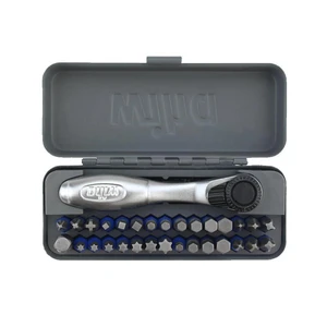 32-Piece GoBox TerminatorBlue Impact Bit Set with Mini Ratchet Metric Hex Phillips Pozidriv SAE Hex Square and Torx 76889 32-Piece GoBox TerminatorBlue Impact Bit Set with Mini Ratchet Metric Hex Phillips Pozidriv SAE Hex Square and Torx 76889