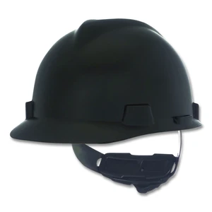 V-Gard Hard Hats Front Brim Fas-Trac III Ratchet Suspension One Size Fits Most 6.5 to 8 Matte Black 10203092 V-Gard Hard Hats Front Brim Fas-Trac III Ratchet Suspension One Size Fits Most 6.5 to 8 Matte Black 10203092