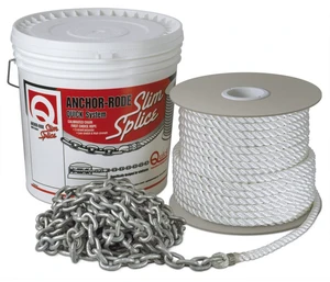 Quick Anchor Rode 25' - 8mm Chain - 300' - 9/16" Rope Quick Anchor Rode 25' - 8mm Chain - 300' - 9/16" Rope