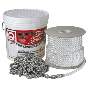 Quick Anchor Rode 25' - 8mm Chain - 200' - 9/16" 3 Plait Rope Quick Anchor Rode 25' - 8mm Chain - 200' - 9/16" 3 Plait Rope