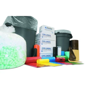 High-Density Commercial Can Liners 16 gal 7.87 mic 24" x 33" Clear Interleaved Roll 50 Bags/Roll 20 Rolls/Carton S243308NC High-Density Commercial Can Liners 16 gal 7.87 mic 24" x 33" Clear Interleaved Roll 50 Bags/Roll 20 Rolls/Carton S243308NC