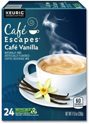 Cafe Vanilla K-Cups 24/Box 5000330125 Cafe Vanilla K-Cups 24/Box 5000330125