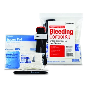 Critical Essentials Bleeding Control Kit for Limb Wounds 8 Pieces Plastic Bag 91512 Critical Essentials Bleeding Control Kit for Limb Wounds 8 Pieces Plastic Bag 91512