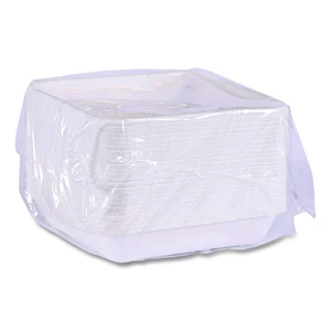 Vanguard Worldview Renewable and Compostable Sugarcane Take-Out Containers 47 oz 9 x 9 x 1.5 White 200/Carton EPSCS9TNFA Vanguard Worldview Renewable and Compostable Sugarcane Take-Out Containers 47 oz 9 x 9 x 1.5 White 200/Carton EPSCS9TNFA