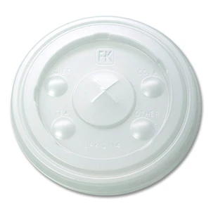 Kal-Clear/Nexclear Drink Cup Lids Flat X-Style Straw Slot Fits 12 oz to 14 oz Cold Cups Plastic Translucent 1000/CT 9508216 Kal-Clear/Nexclear Drink Cup Lids Flat X-Style Straw Slot Fits 12 oz to 14 oz Cold Cups Plastic Translucent 1000/CT 9508216