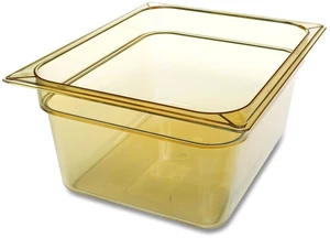 StorPlus High Heat Food Pan 8.7 qt 10.38 x 12.75 x 6 Amber Plastic 10422B13 StorPlus High Heat Food Pan 8.7 qt 10.38 x 12.75 x 6 Amber Plastic 10422B13