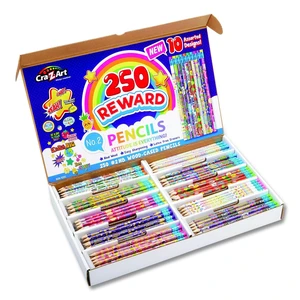 Pencils Motivational Classpack #2 Black Lead Assorted Barrels 10 Designs 250 Pencils/Set 740171 Pencils Motivational Classpack #2 Black Lead Assorted Barrels 10 Designs 250 Pencils/Set 740171