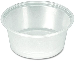 Portion Cups 1.5 oz Plastic Clear 250/Sleeve 10 Sleeves/Carton PPC150 Portion Cups 1.5 oz Plastic Clear 250/Sleeve 10 Sleeves/Carton PPC150