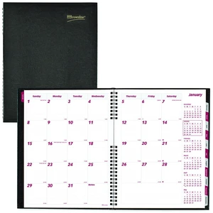 Brownline CoilPro Monthly Planner 11 x 8.5 Black 2026 CB1262CBLK Brownline CoilPro Monthly Planner 11 x 8.5 Black 2026 CB1262CBLK