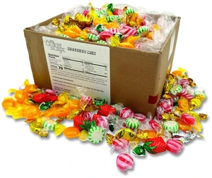 Individually Wrapped Candy Assortments Assorted Flavors 5 lb Box OFX00616 Individually Wrapped Candy Assortments Assorted Flavors 5 lb Box OFX00616